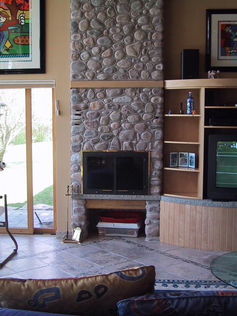 riverstone fire place